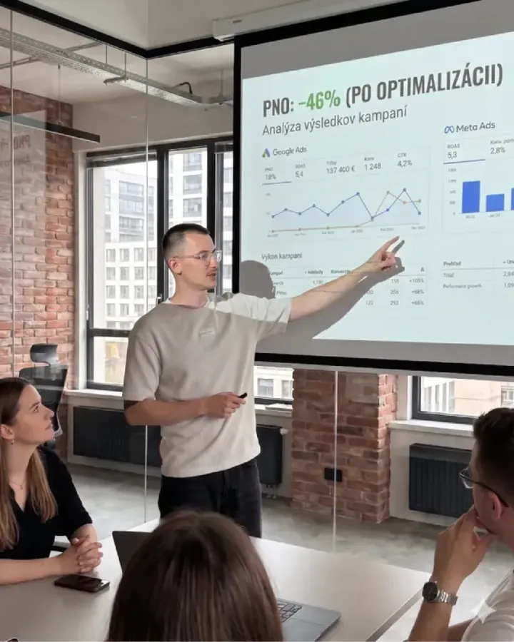 Michal Borsík prednáša o optimalizácii PPC kampaní